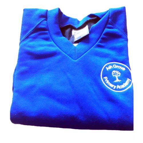 Ash-Grove-v-neck-royal-blue-sweatshirt