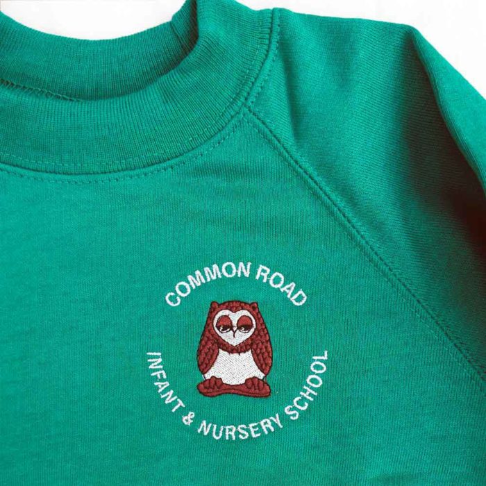 Common-Road-crew-neck-jad green-sweatshirt