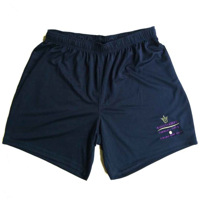 Minsthorpe PE Shorts Navy - Briggs Uniform